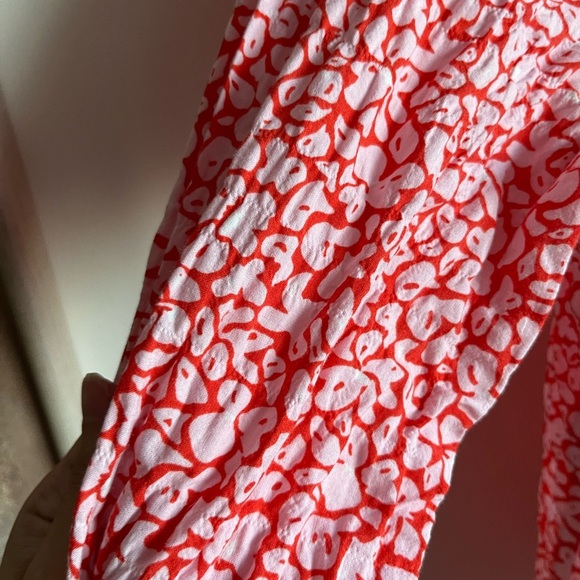 J. McLaughlin Red Button-down Blouse Size L - Picture 7 of 9